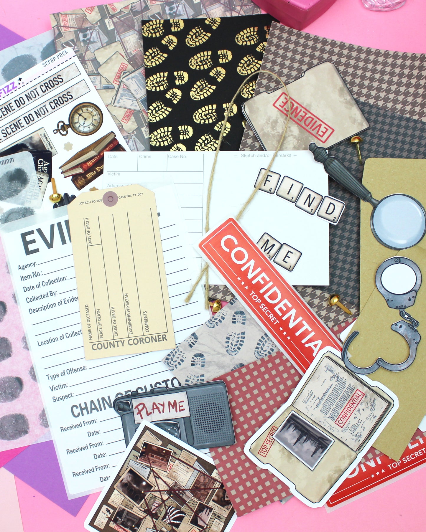 Mystery Thriller Scrap Pack (3 sizes)