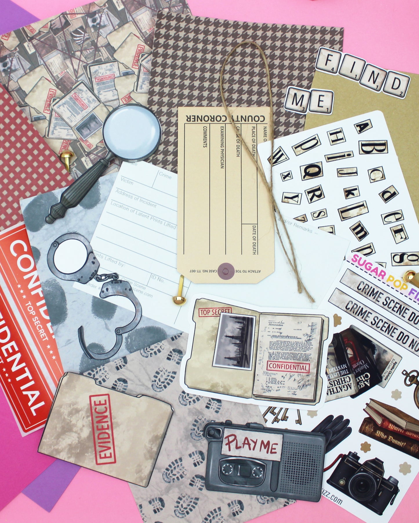 Mystery Thriller Scrap Pack (3 sizes)