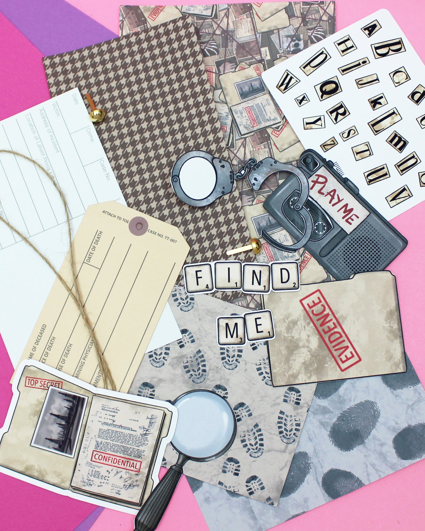 Mystery Thriller Scrap Pack (3 sizes)