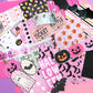 Pink Halloween Scrap Pack (3 sizes)