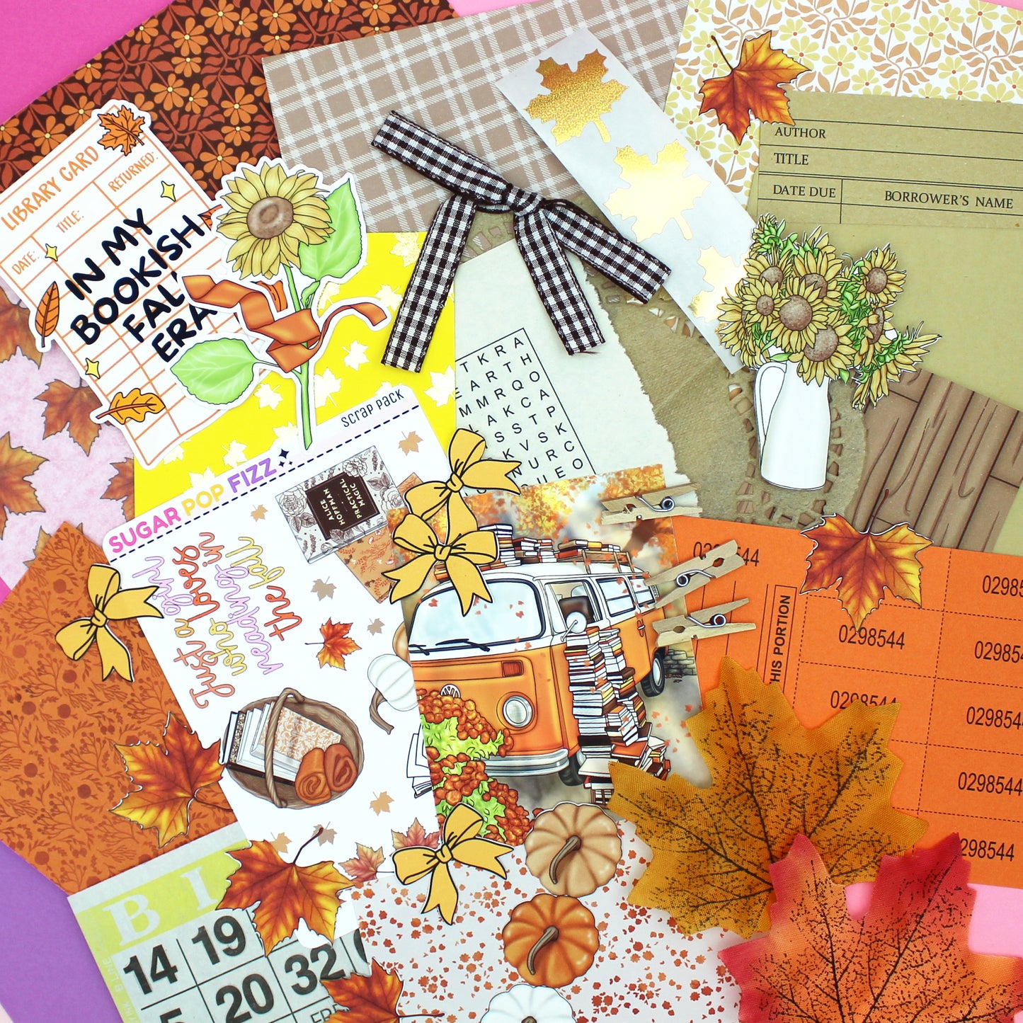 Autumn Booked Scrap Pack (3 sizes)
