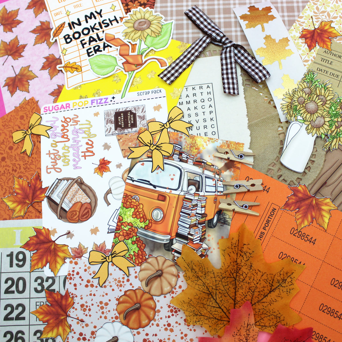 Autumn Booked Scrap Pack (3 sizes)