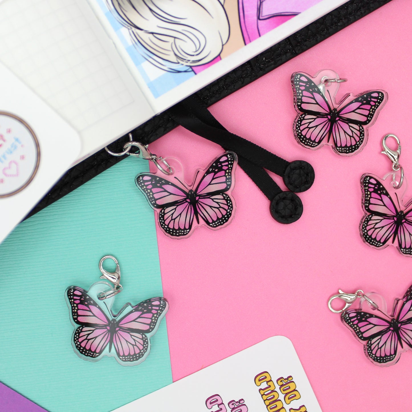 Butterfly Planner Charm