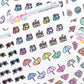 Beach Doodle Stickers - D161