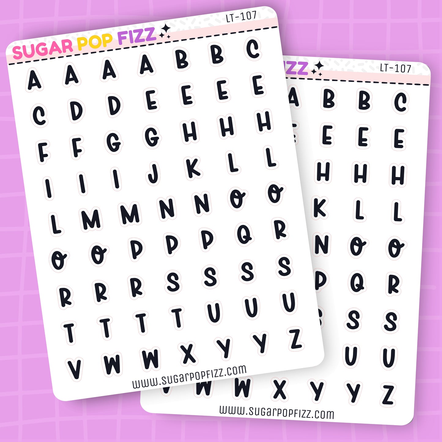 Basics LETTERS BUNDLE SMALL - LT108-112