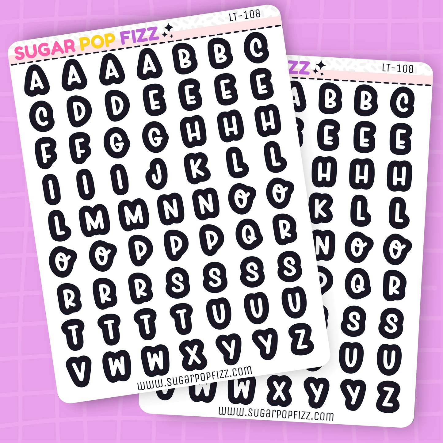 Basics LETTERS BUNDLE SMALL - LT108-112