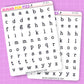Basics LETTERS BUNDLE SMALL - LT108-112