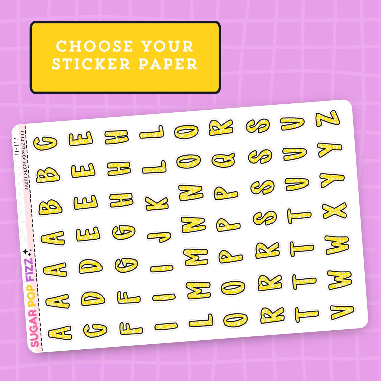 Roller Disco 1 LETTERS - LT117