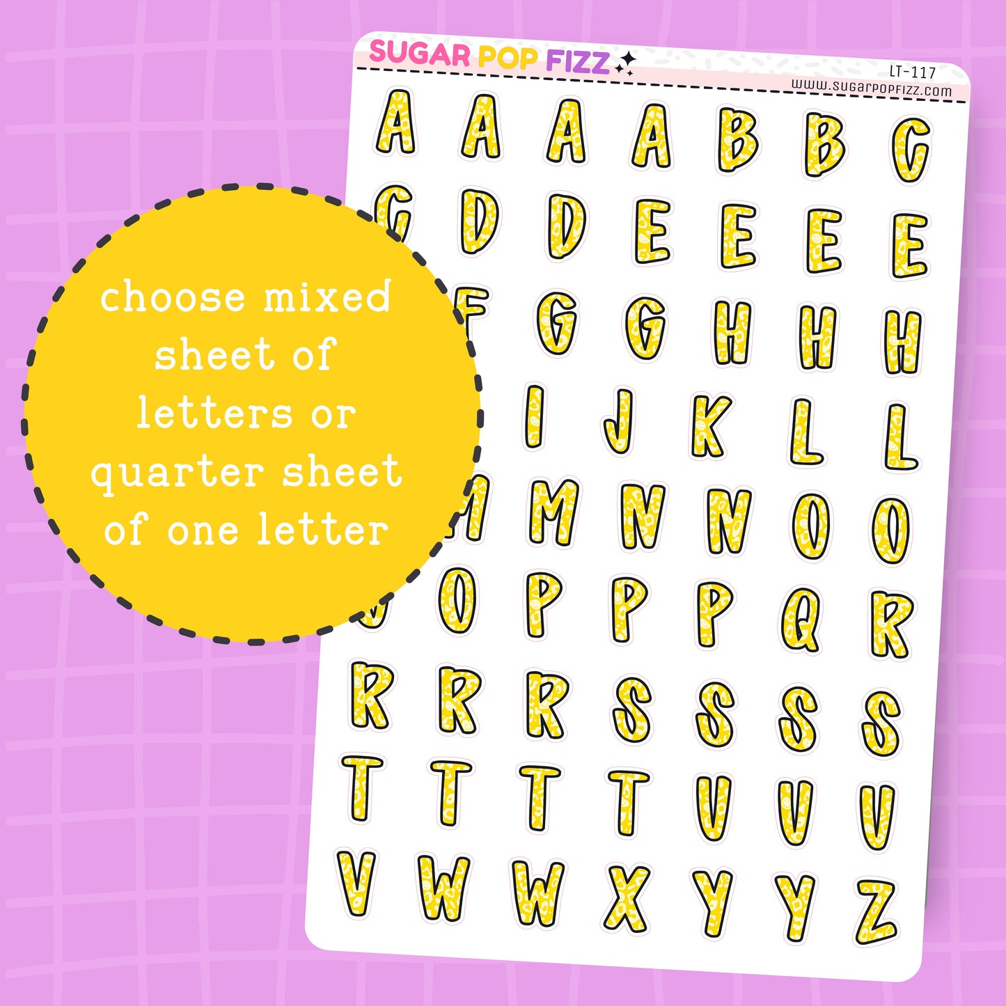 Roller Disco 1 LETTERS - LT117