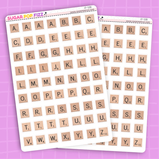 Scrabble LETTERS - LT120