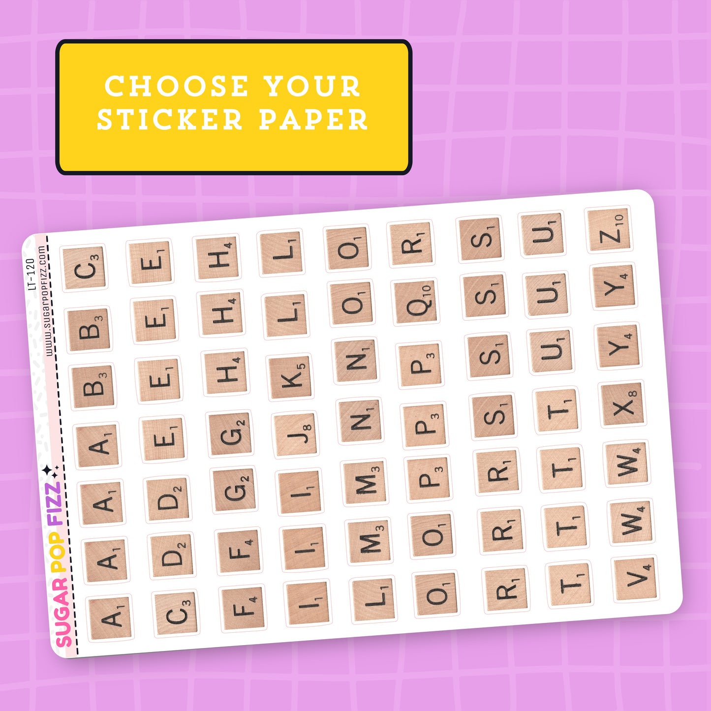 Scrabble LETTERS - LT120