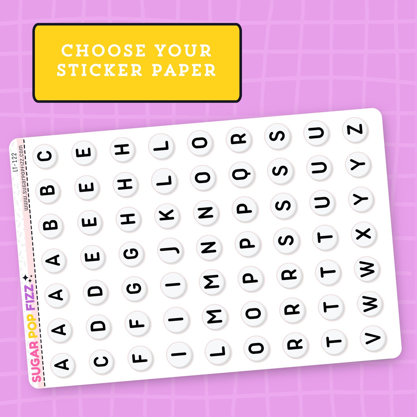 Bead LETTERS - LT122