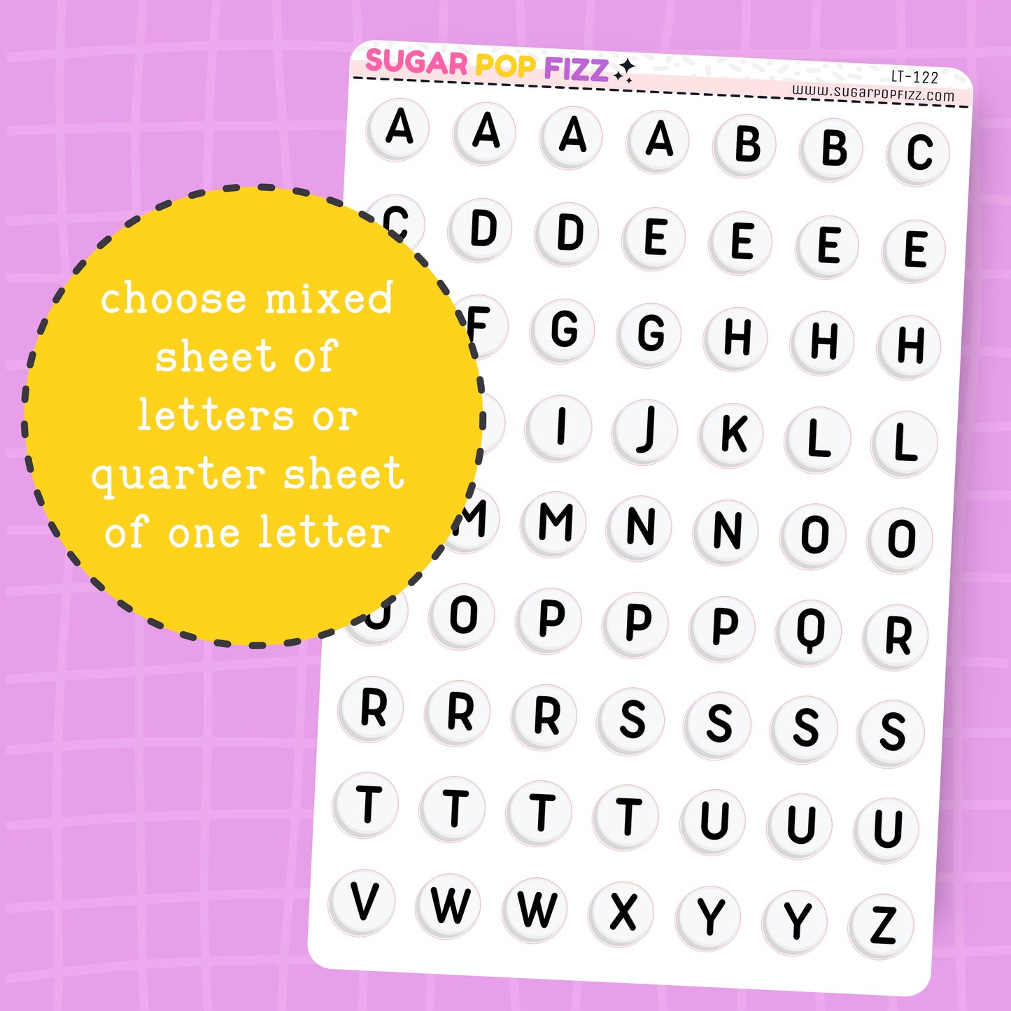 Bead LETTERS - LT122