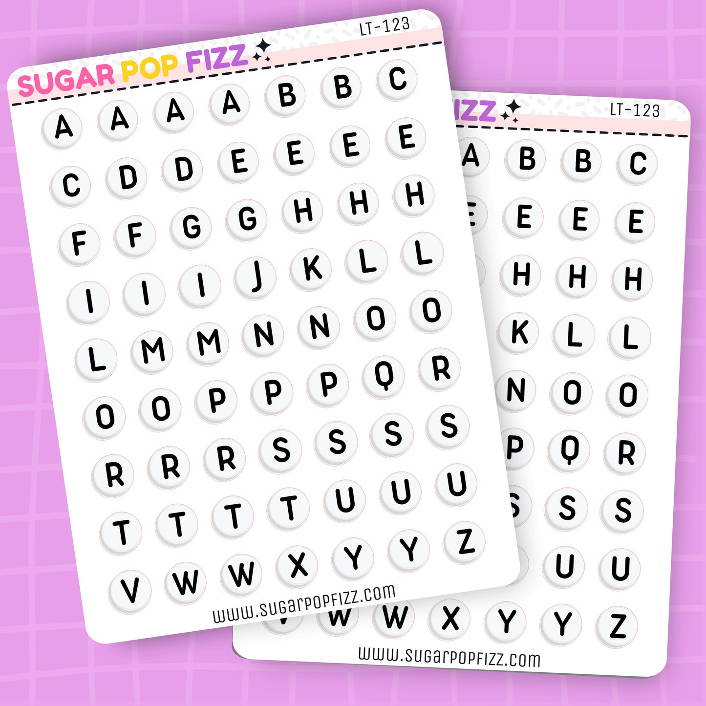 Bead LETTERS SMALL - LT123