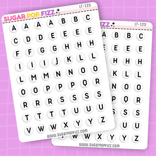 Bead LETTERS SMALL - LT123