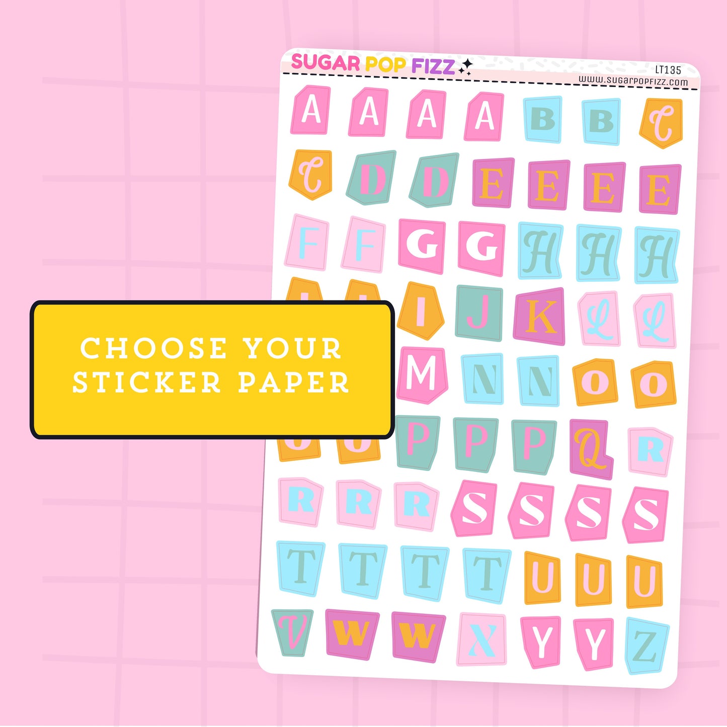 Birthday Bash LETTERS - LT135