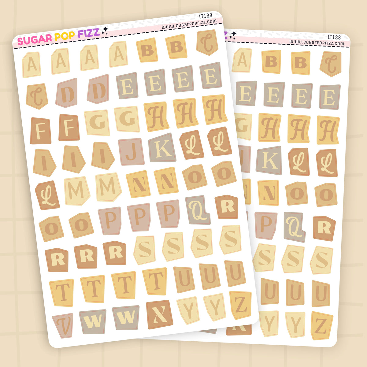 Fearless LETTERS - LT138