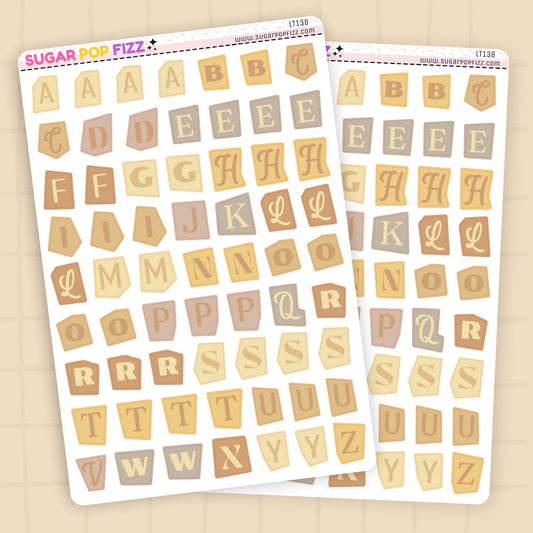 Fearless LETTERS - LT138