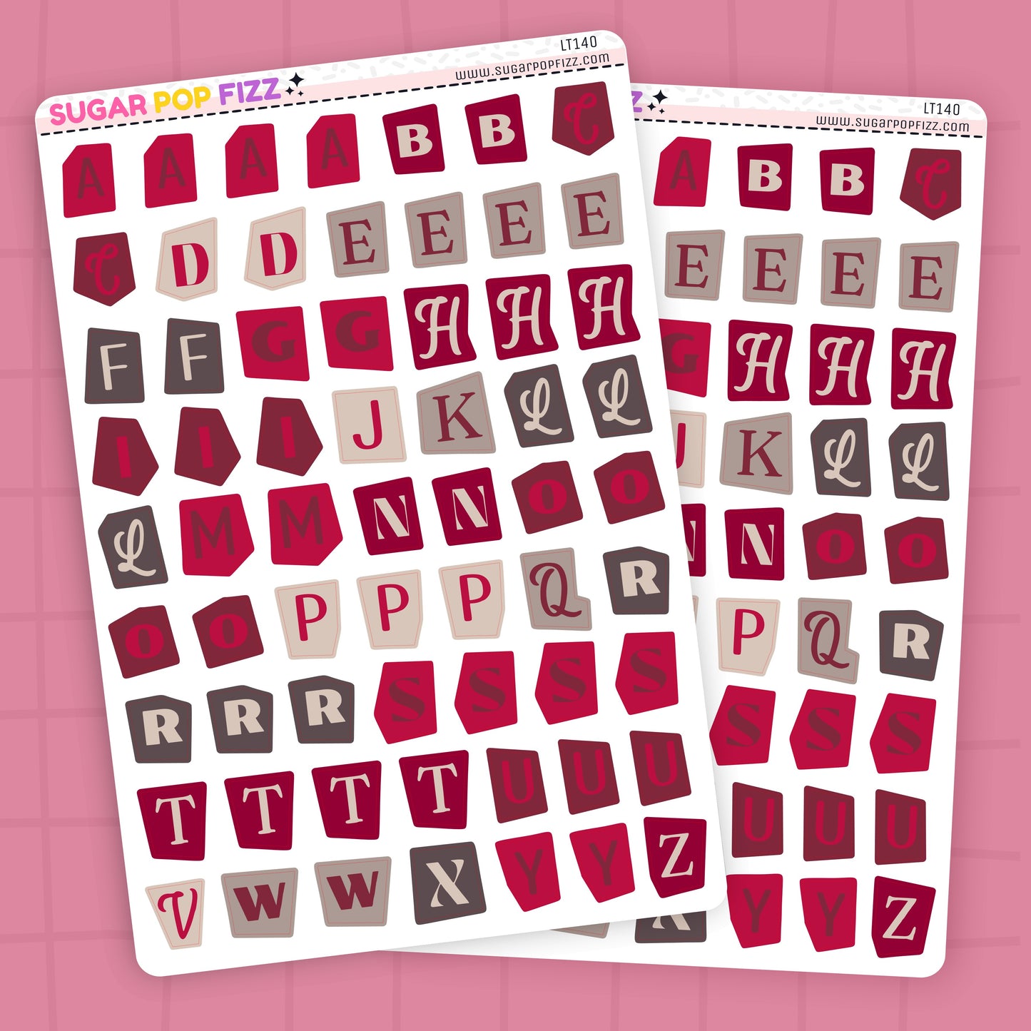 RED LETTERS - LT140