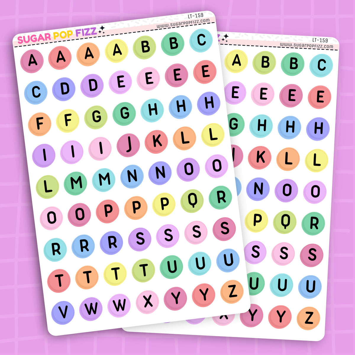 Colorful Bead LETTERS - LT159