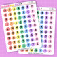 Rainbow Bead LETTERS SMALL - LT160