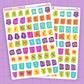Bookish Rainbow LETTERS - LT163