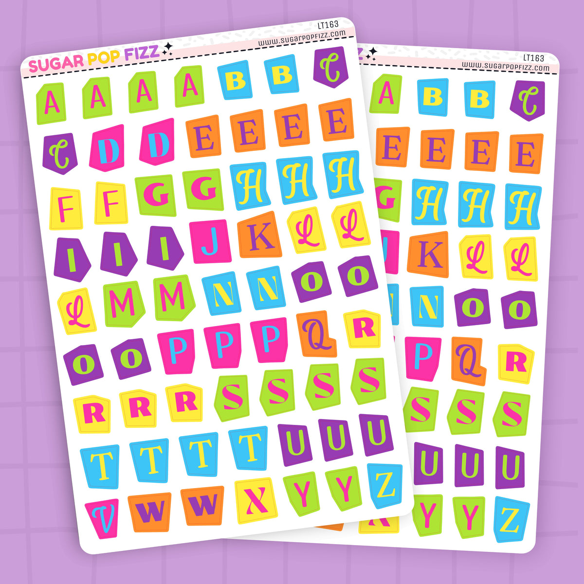 Bookish Rainbow LETTERS - LT163