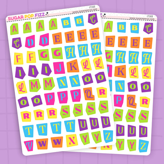 Bookish Rainbow LETTERS - LT163