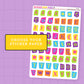 Bookish Rainbow LETTERS - LT163