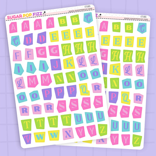 Magical Memories LETTERS - LT165