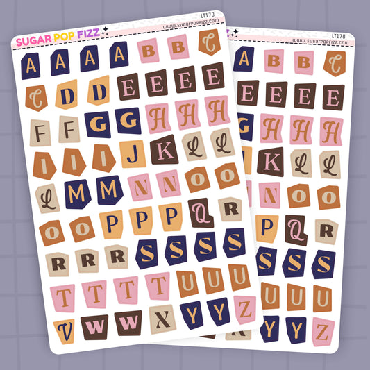 Autumn in the City LETTERS - LT170
