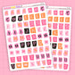 Pink Halloween LETTERS - LT172