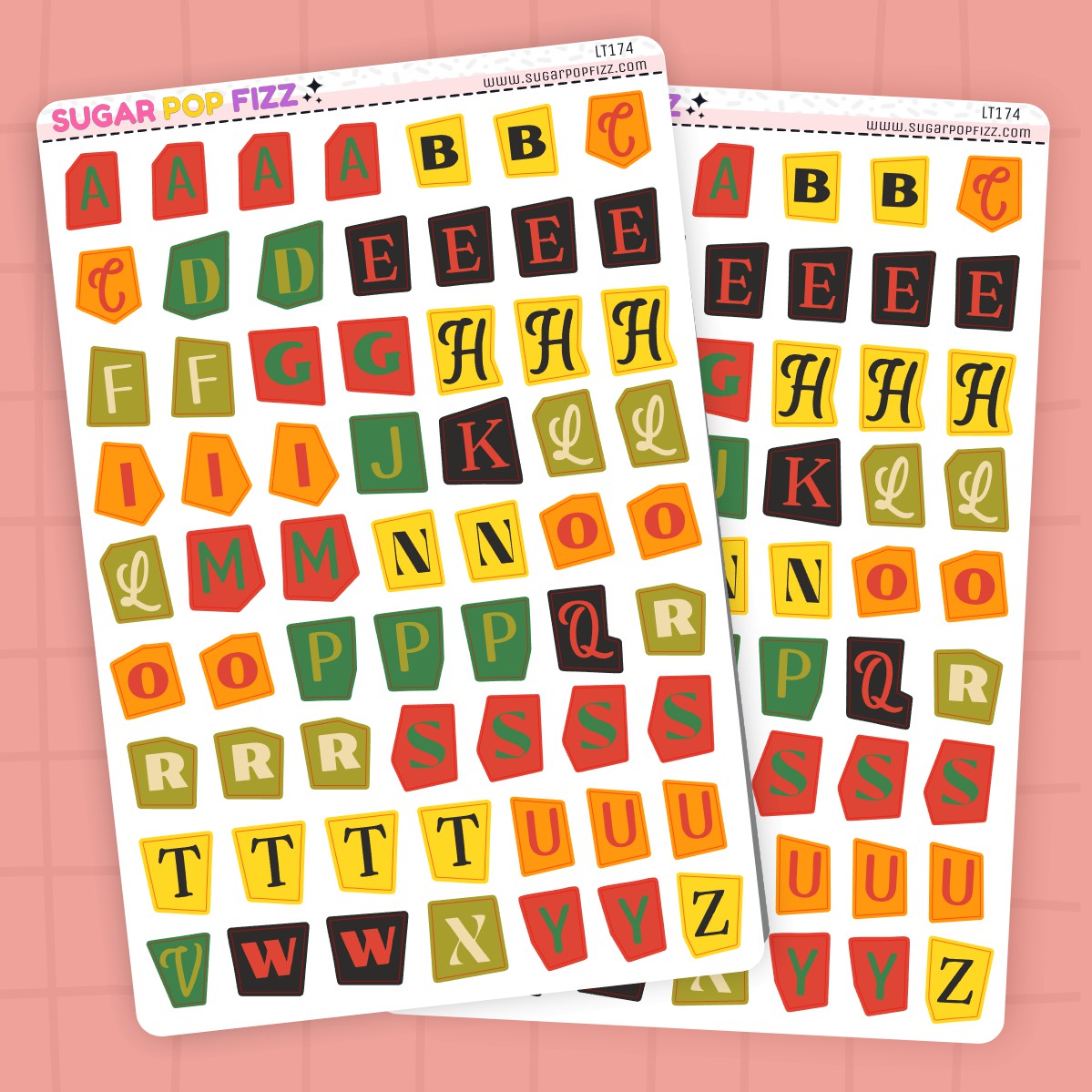 Kwanzaa LETTERS - LT174