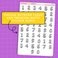 Silver Balloon NUMBERS - N102