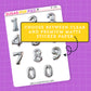 Silver Balloon LARGE NUMBERS - N105