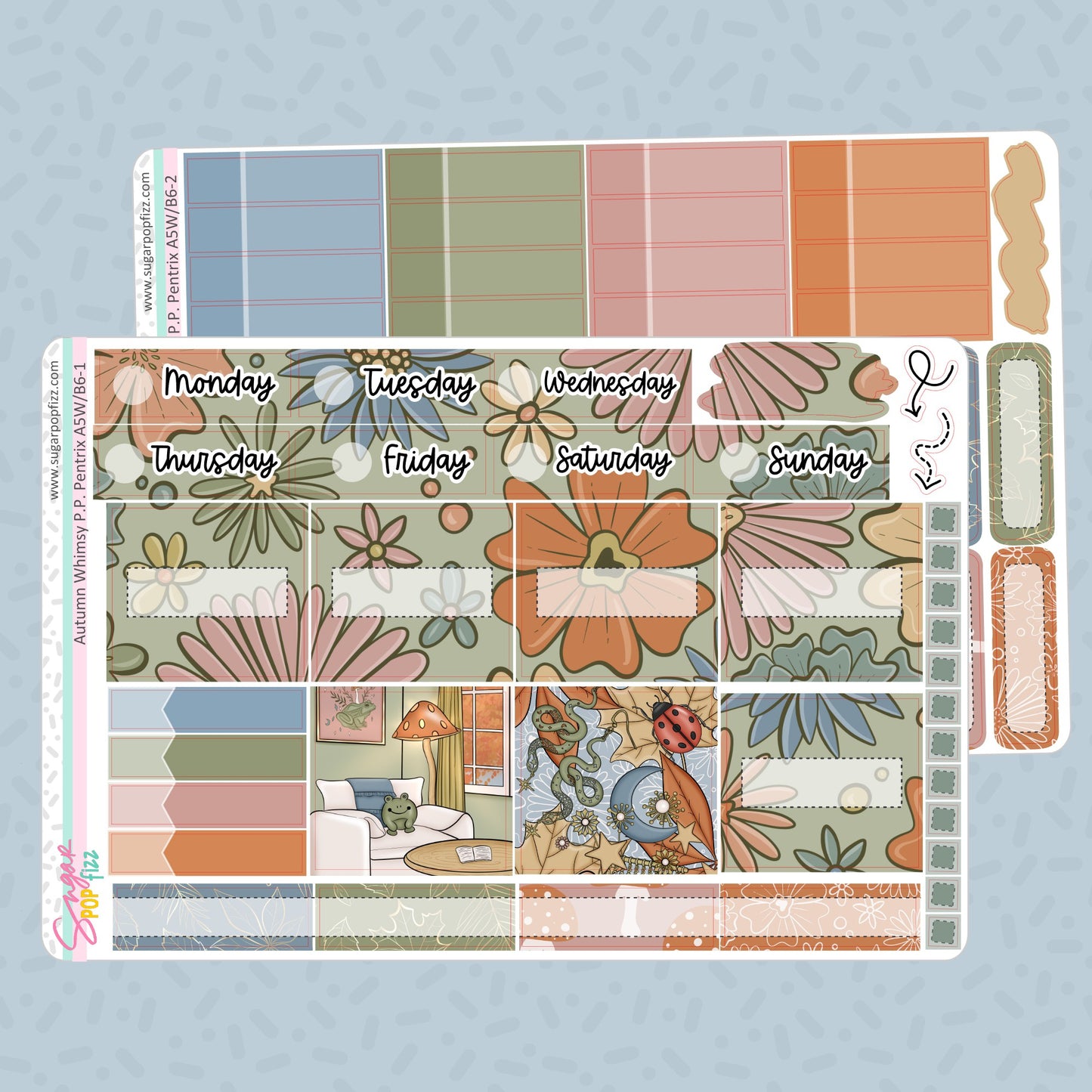Autumn Whimsy Penny Pages Pentrix Weekly Kit