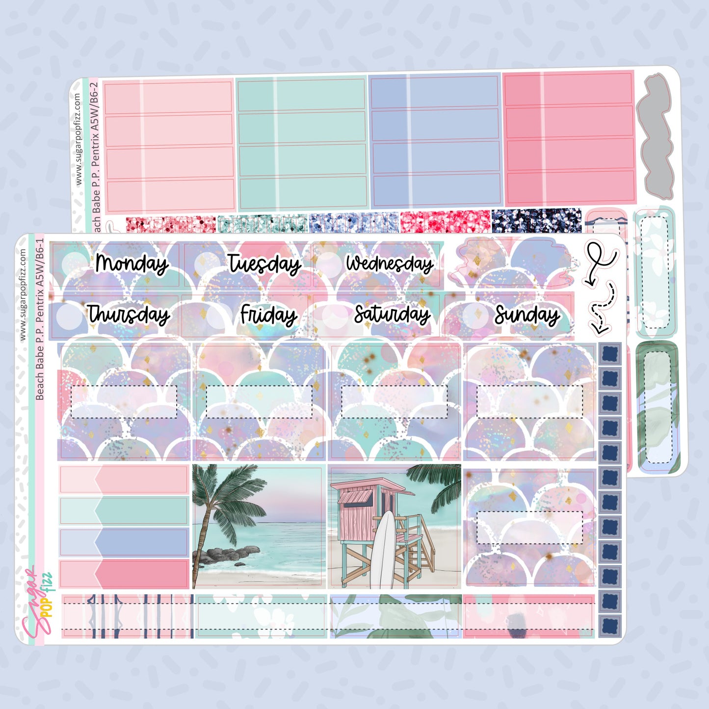 Beach Babe Penny Pages Pentrix Weekly Kit