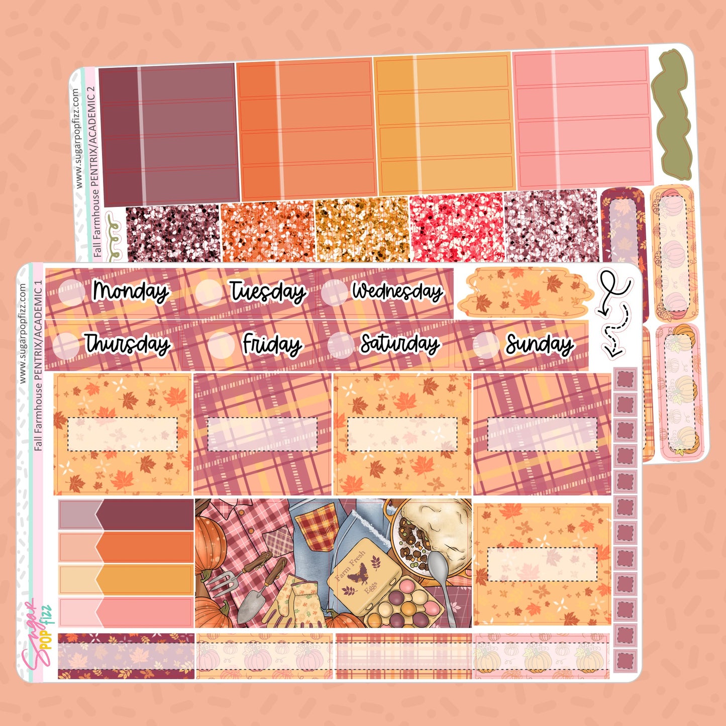 Fall Farmhouse Penny Pages Pentrix Weekly Kit - RETIRING 12/6