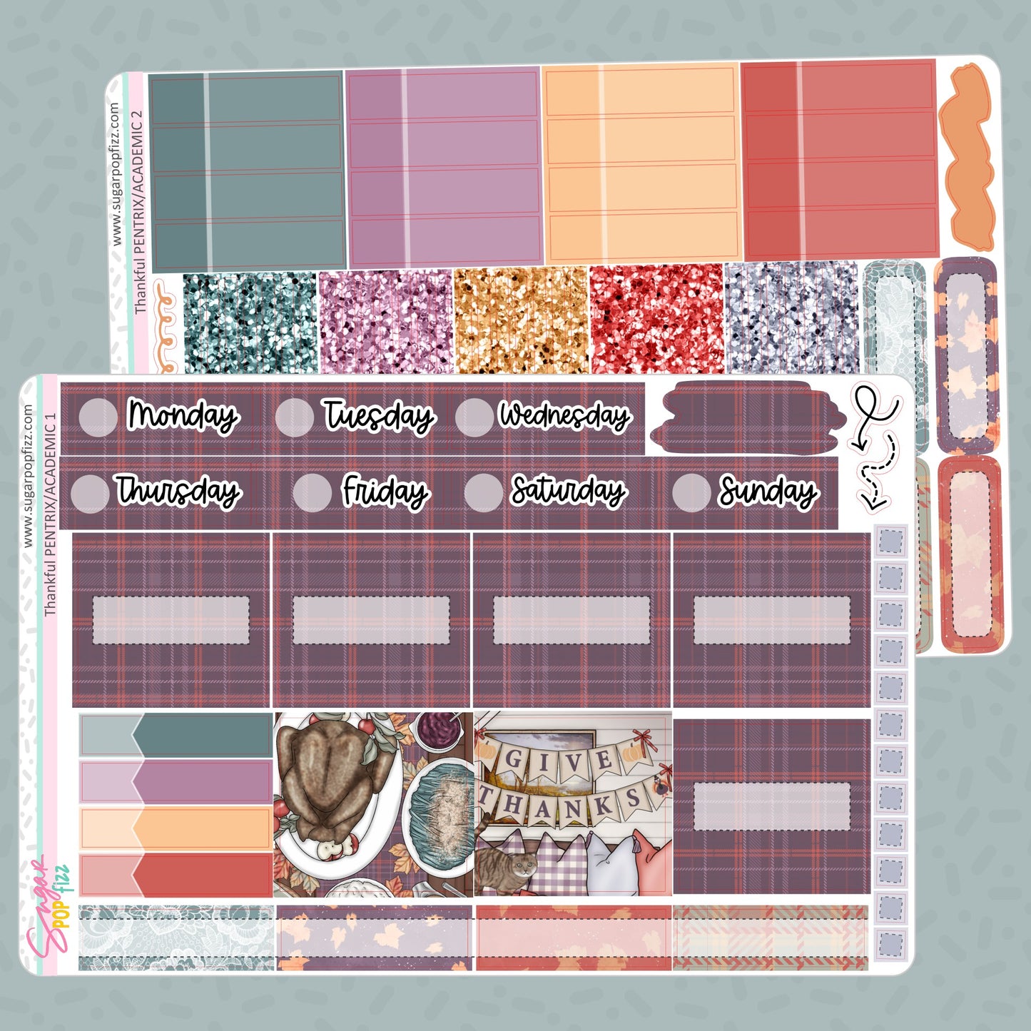 Thankful Penny Pages Pentrix Weekly Kit - RETIRING 12/6