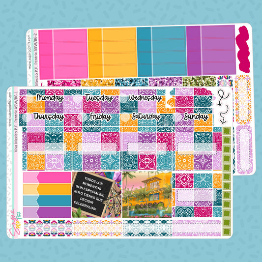 Viva Mexico Penny Pages Pentrix Weekly Kit