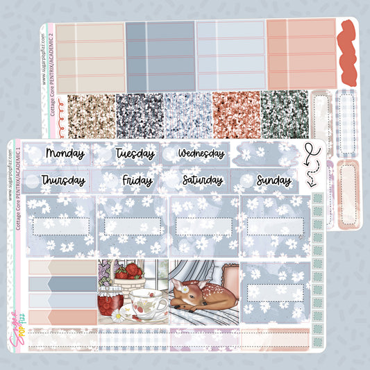 Cottage Core Penny Pages Pentrix Weekly Kit