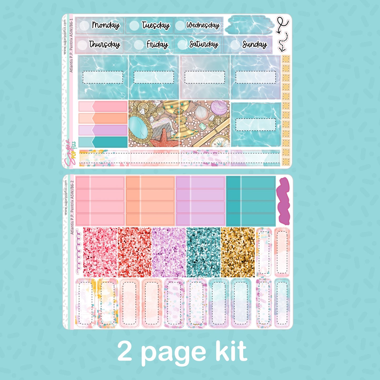 Atlantis Penny Pages Pentrix Weekly Kit