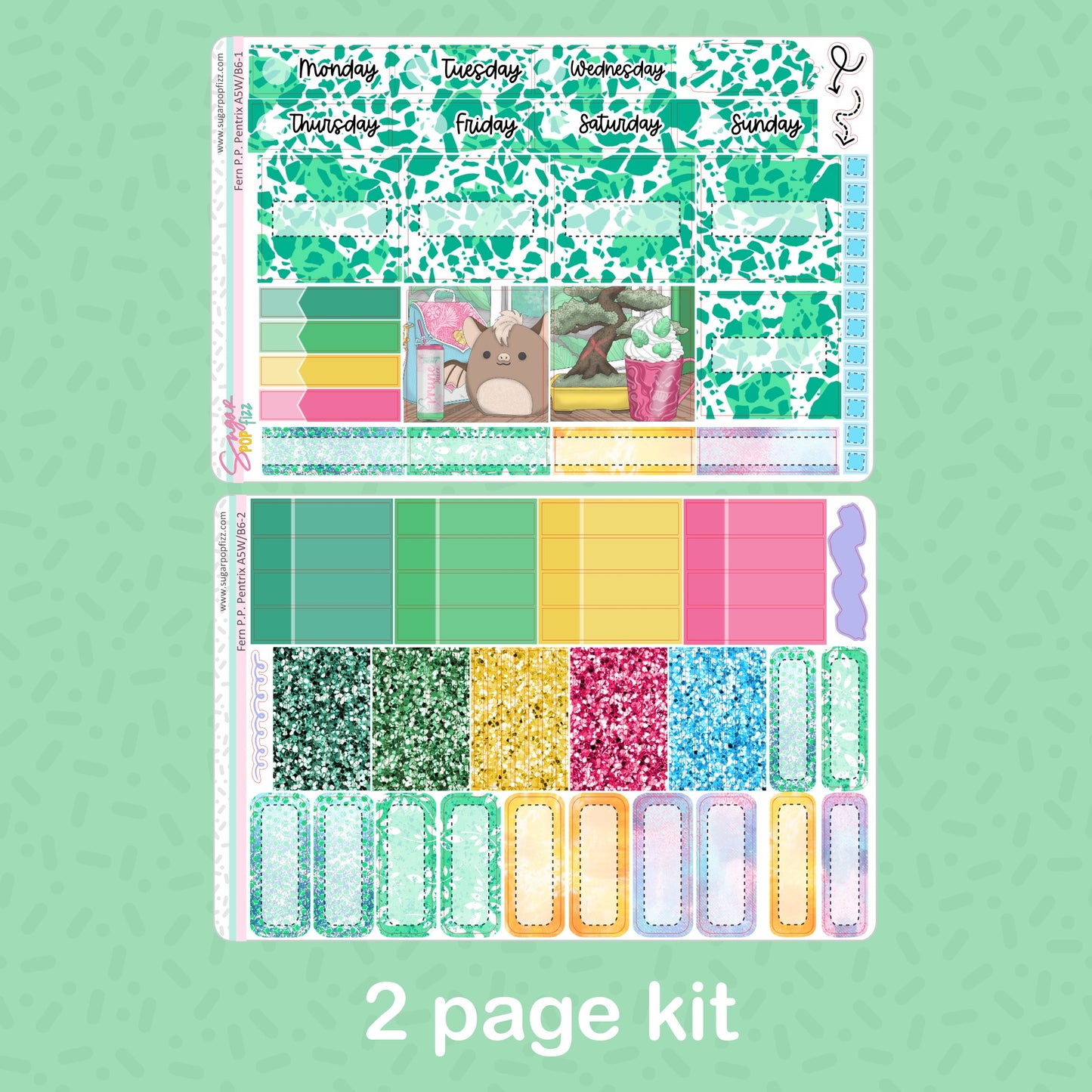 Fern Penny Pages Pentrix Weekly Kit