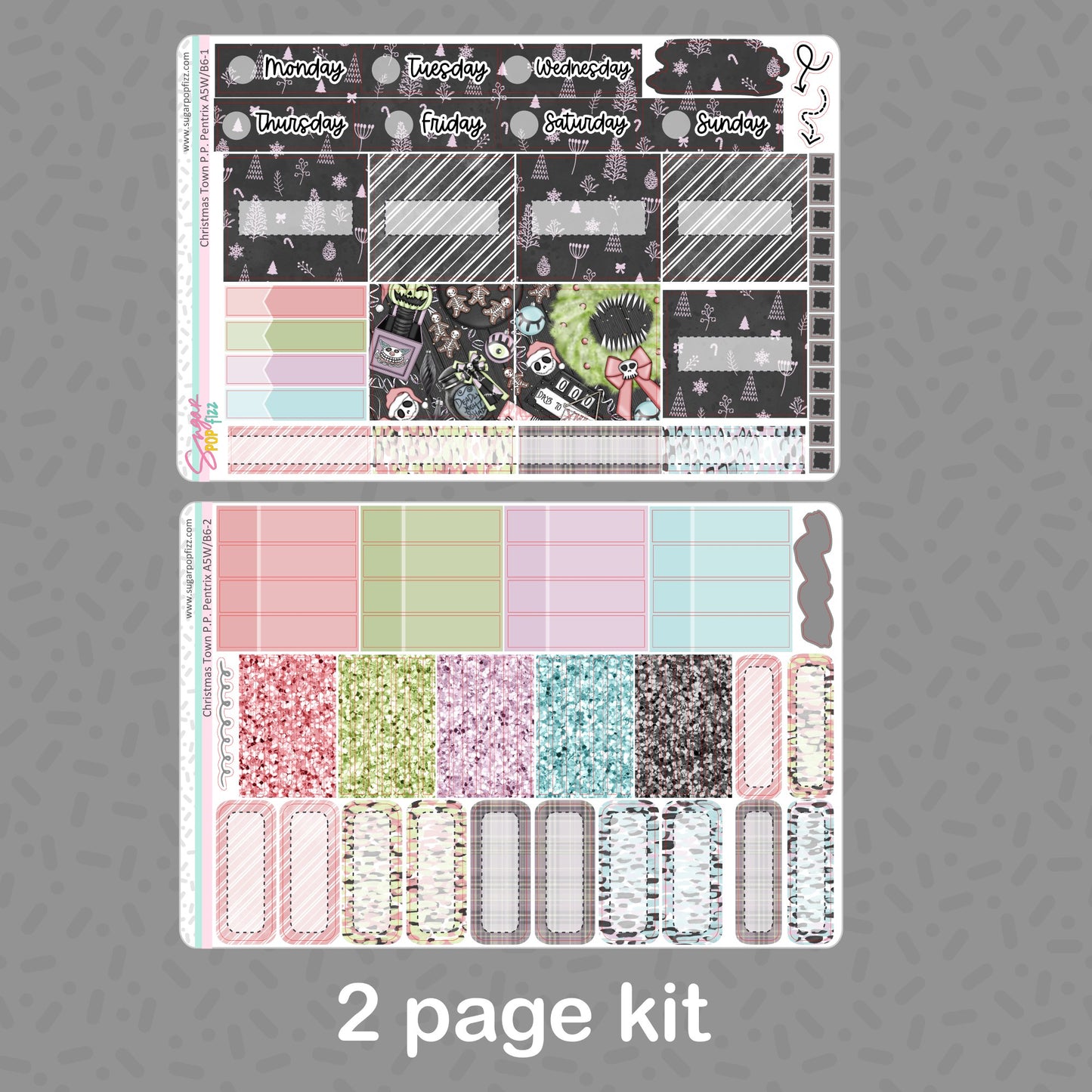 Christmas Town Penny Pages Pentrix Weekly Kit - RETIRING 12/6