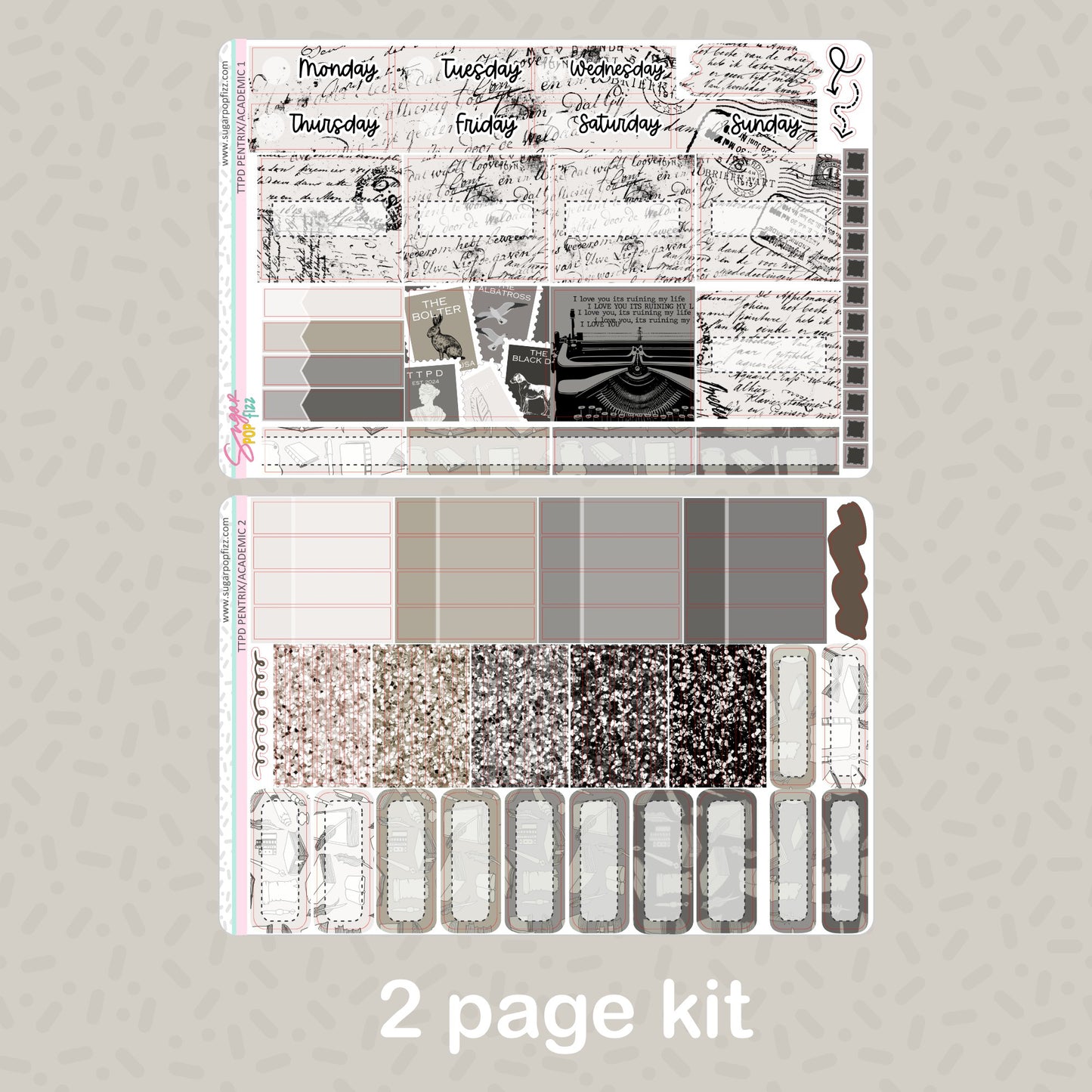 TTPD Penny Pages Pentrix Weekly Kit - RETIRING 12/6