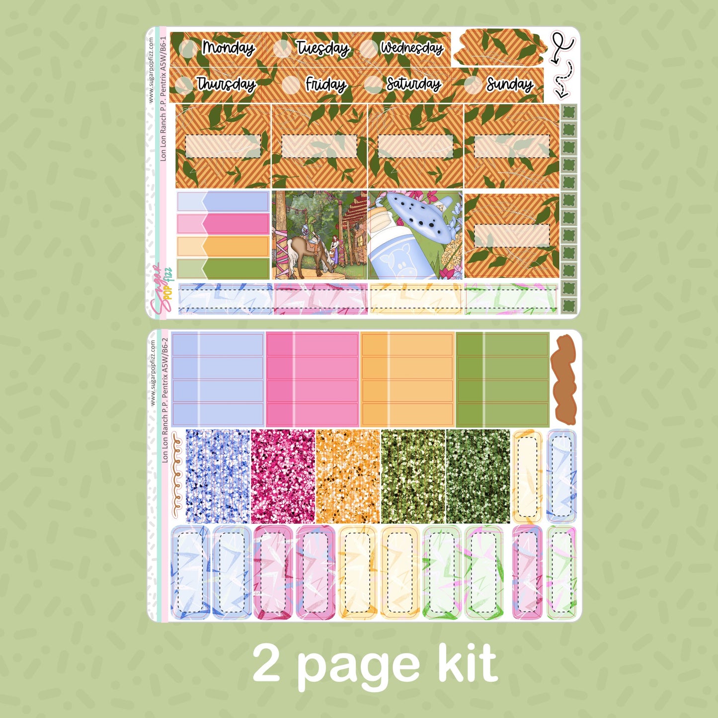 Lon Lon Ranch Penny Pages Pentrix Weekly Kit - updated 2023