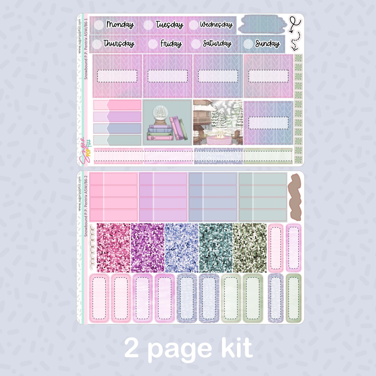 Snowbound Penny Pages Pentrix Weekly Kit - RETIRING 12/6