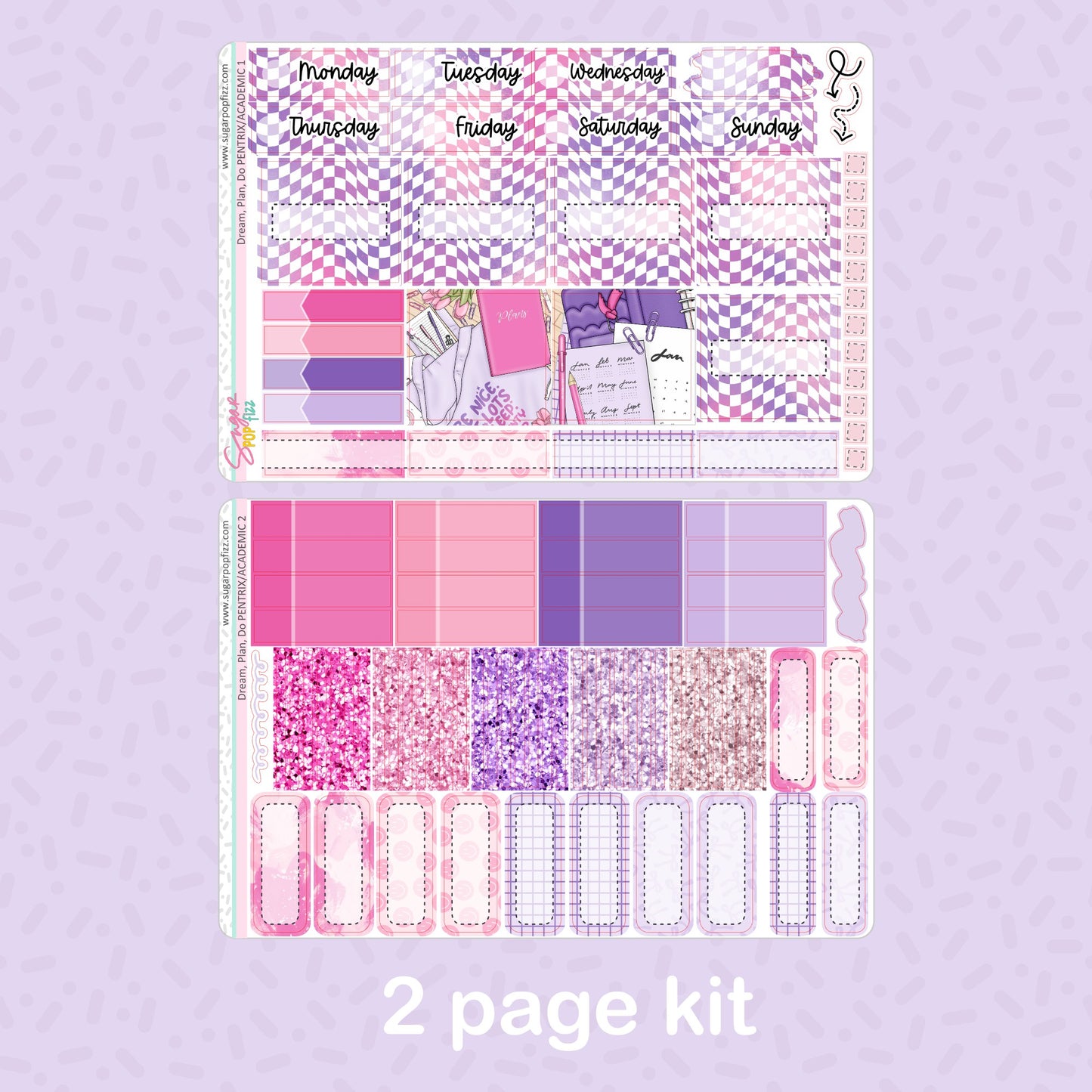 Dream, Plan, Do Penny Pages Pentrix Weekly Kit