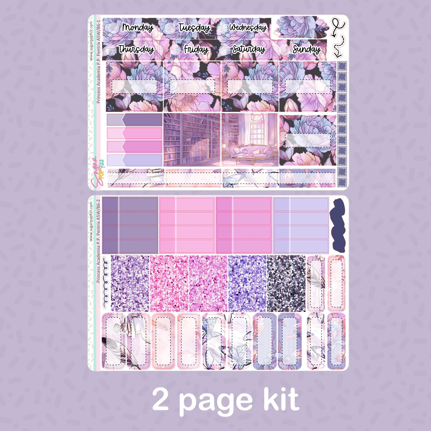 Princess Academia Penny Pages Pentrix Weekly Kit
