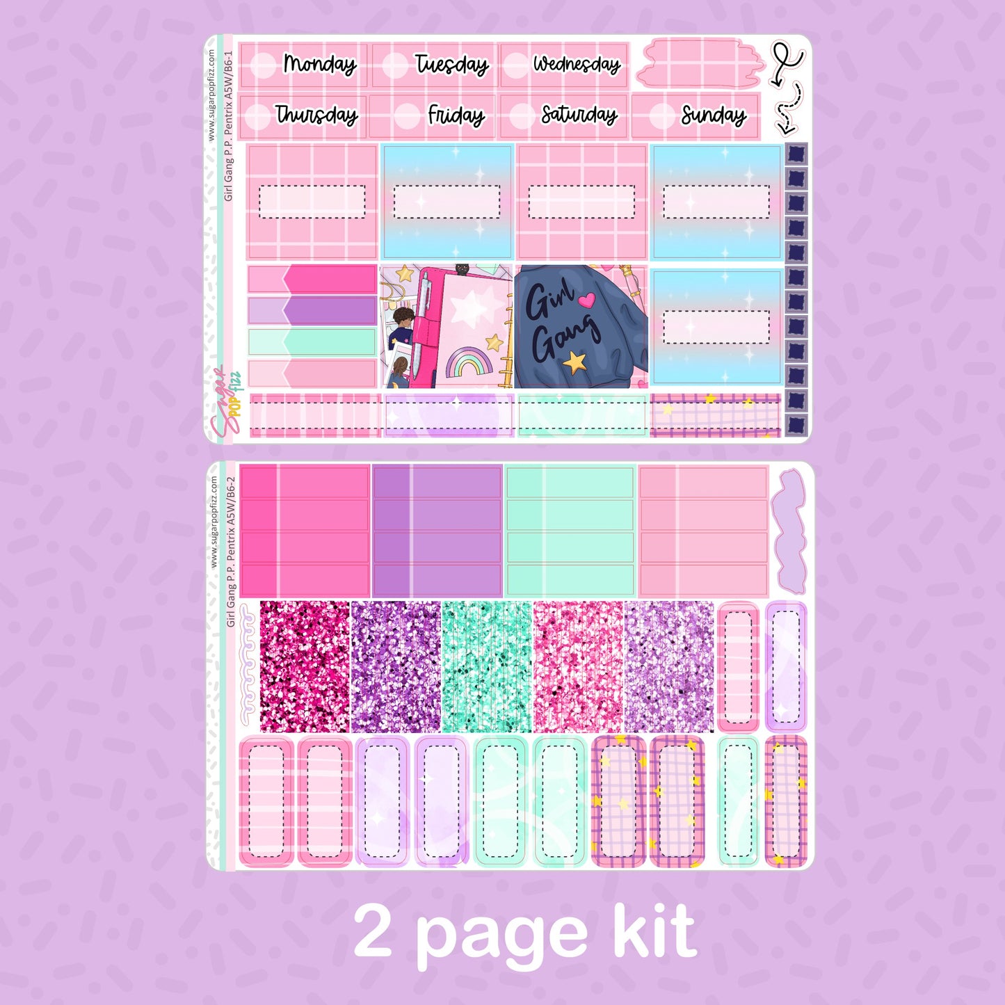 Girl Gang Penny Pages Pentrix Weekly Kit